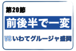 奈良クラブ対いわてグルージャ盛岡 J3リーグ第20節